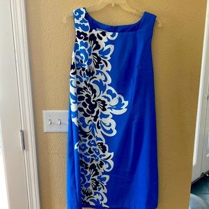 Beautiful Blue Dress. Size 16. Durable and lightly used.